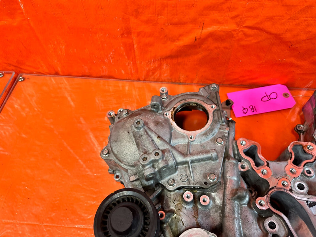 16 20 INFINITI Q50 & Q60   3.0L 300HP   TIMING CHAIN COVER CASE W/ L & R COVERS8