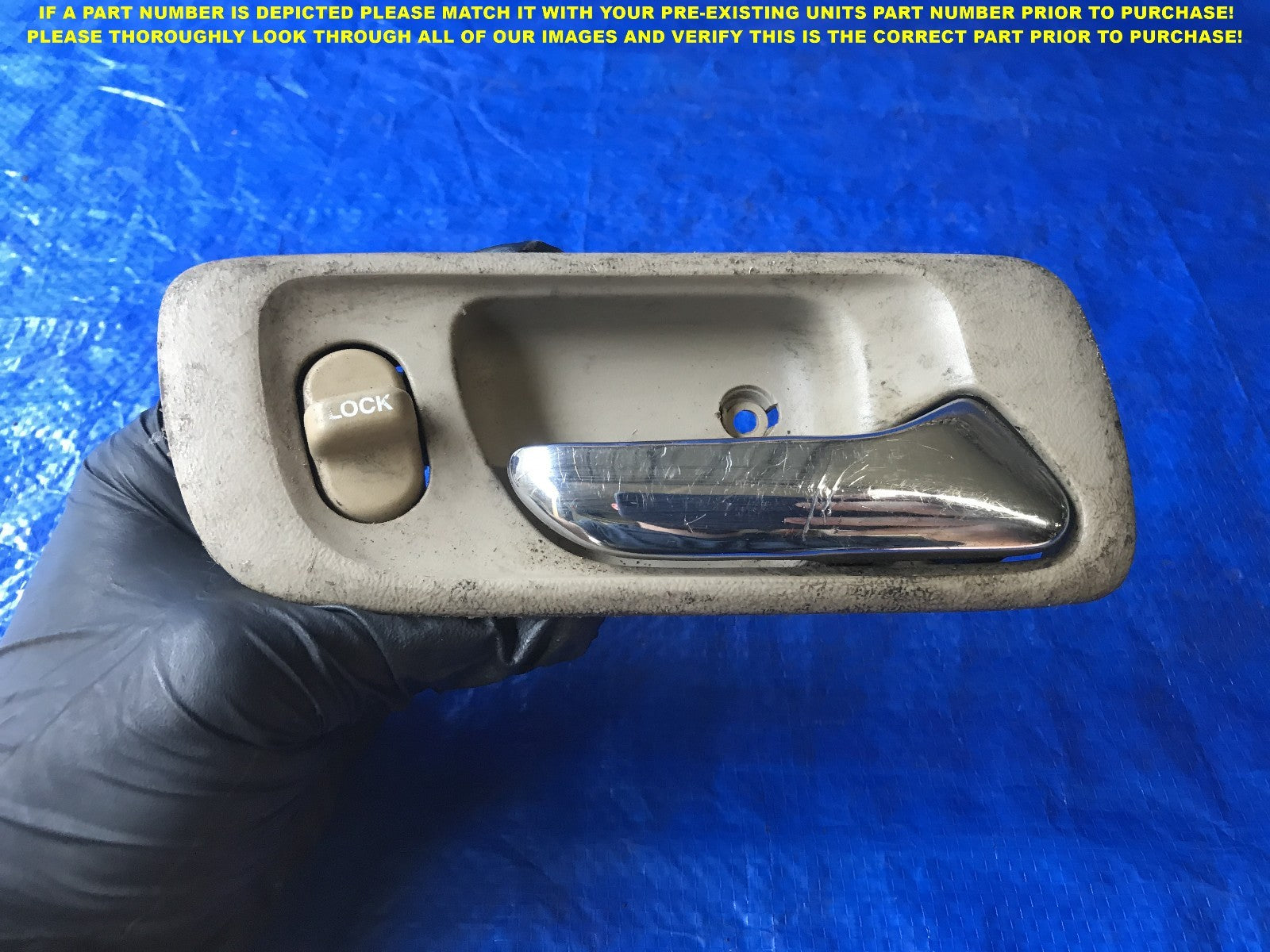 OEM 1998 1999 HONDA ACCORD SEDAN PASSENGER RIGHT FRONT INTERIOR DOOR HANDLE   0
