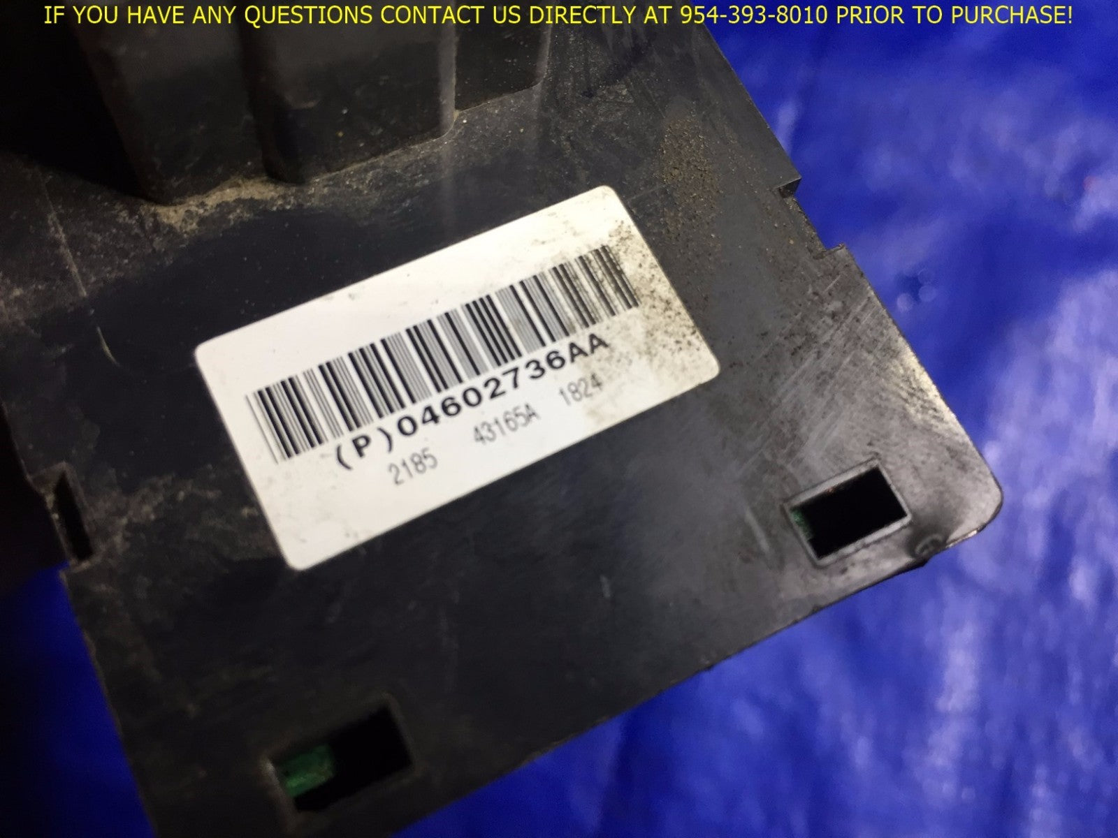 OEM 2001 2002 2003 2004 CHRYSLER PT CRUISER DRIVER LEFT MASTER WINDOW SWITCH 033