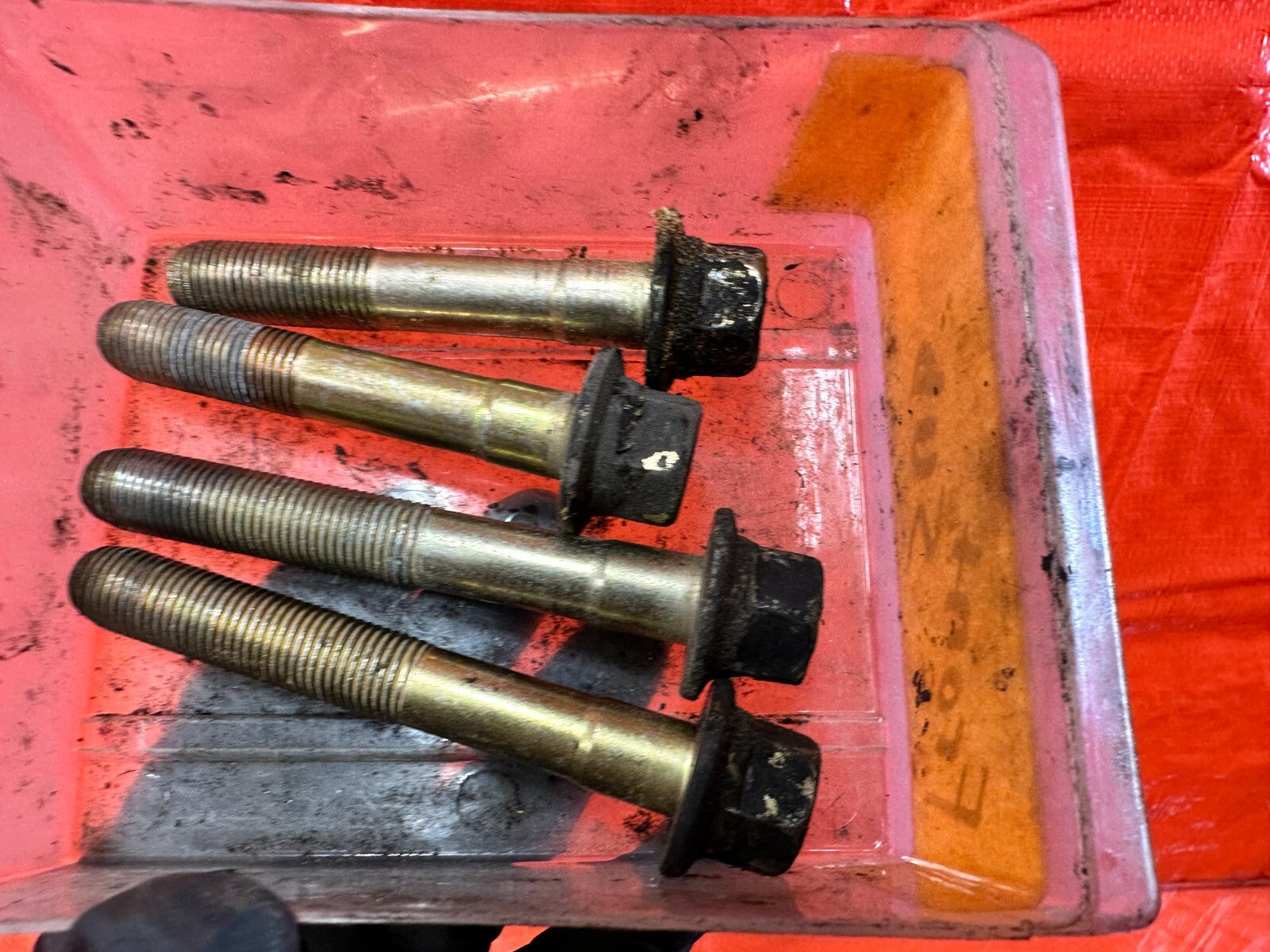 96 00 HONDA CIVIC FRONT SUBFRAME CROSSMEMBER K FRAME BOLT SET BOLTS OEM #2851