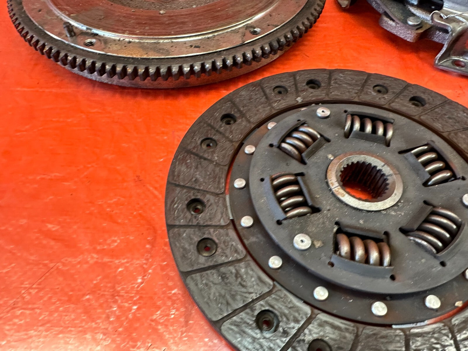 90 01 B16 B18 B20 B SERIES   CLUTCH AND FLYWHEEL SET UP   6 PUCK SPRUNG   #2265