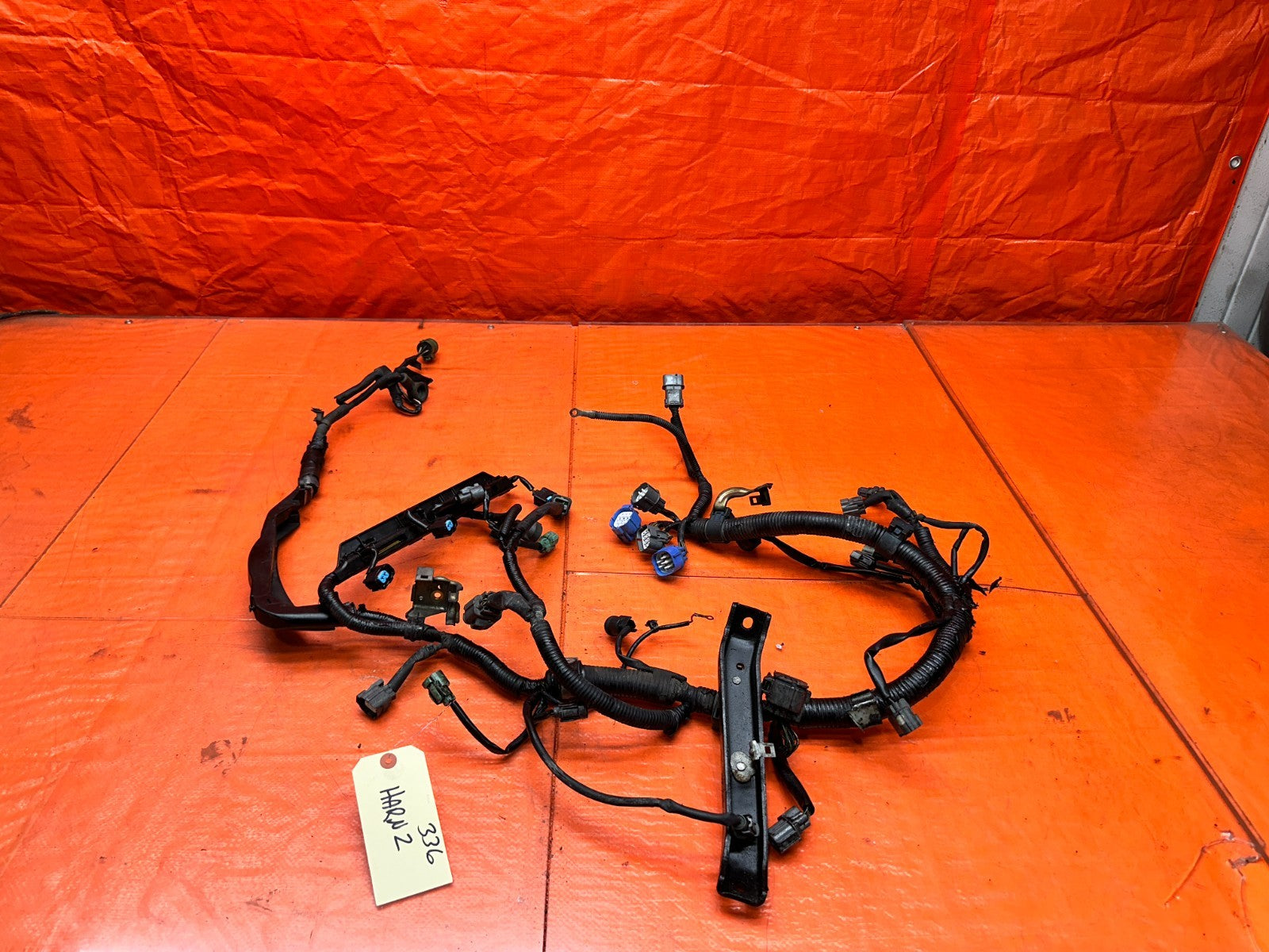 97 01 HONDA PRELUDE 2.2L H22A ENGINE MOTOR MAIN WIRE WIRING HARNESS OEM #3364