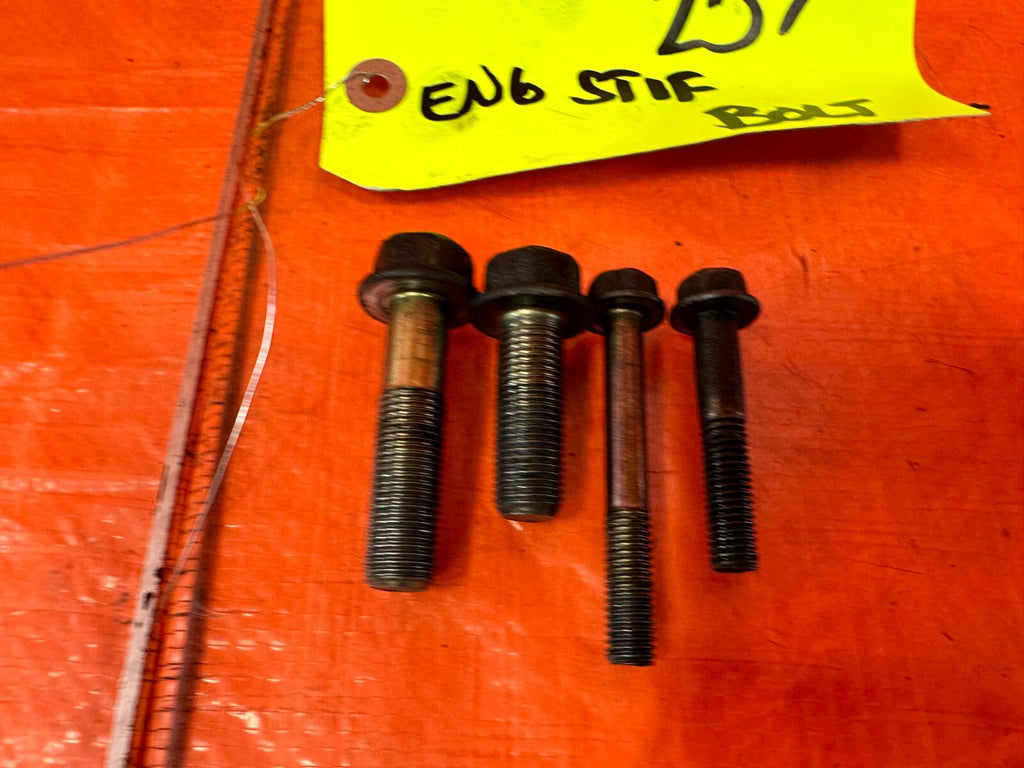 94 01 ACURA INTEGRA   B18C1 ENGINE STIFFENER LOWER MOUNTING BOLTS   OEM #2576