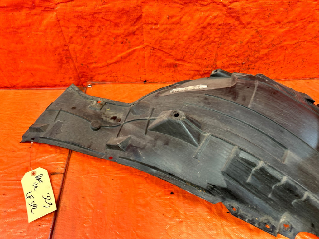 08 15 INFINITI G37 Q60 LEFT DRIVER FRONT FENDER REAR SPLASH SHIELD OEM #3295