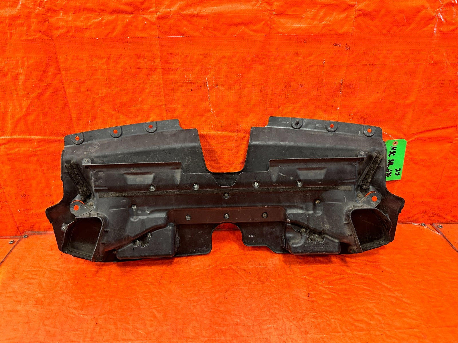 14 15 INFINITI Q50 3.7L   RADIATOR SUPPORT TRIM AIR INTAKE PLATE   OEM #3135