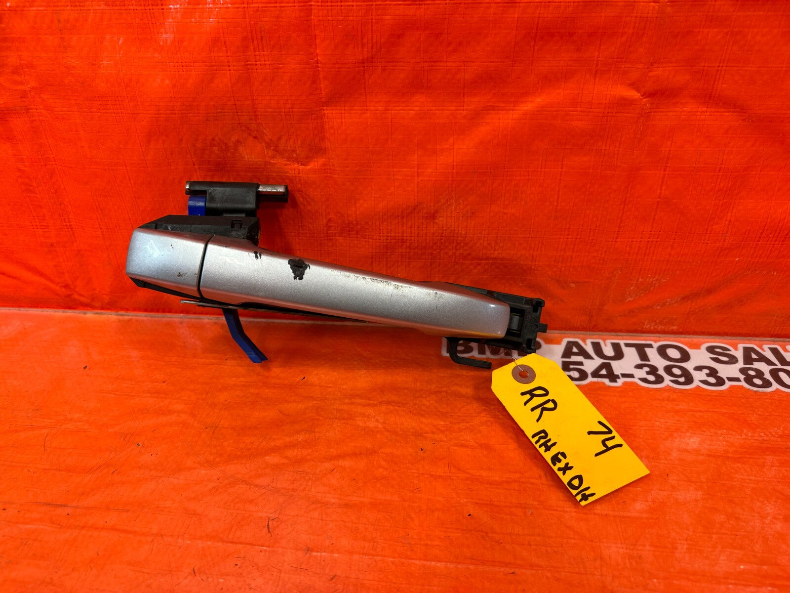 2012 SUBARU WRX STI SEDAN   PASSENGER RIGHT REAR EXTERIOR DOOR HANDLE OEM #740