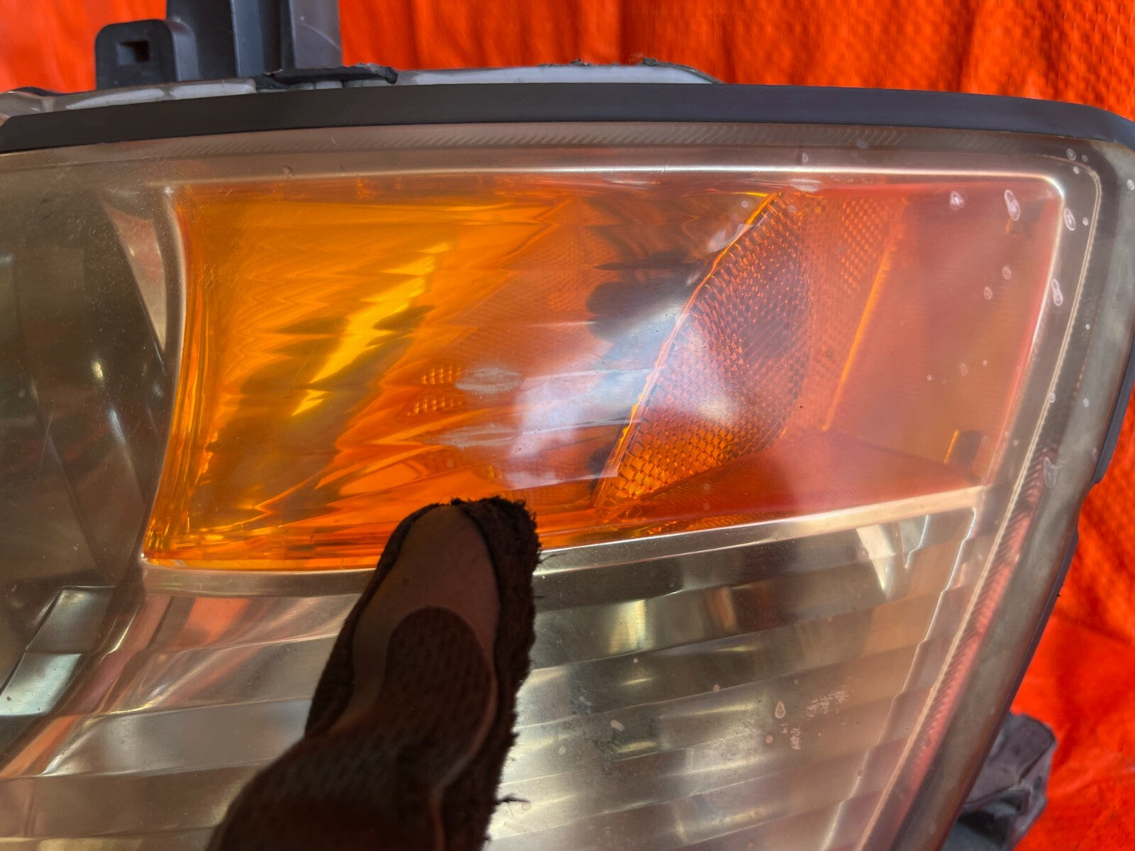 04 05 LANCER EVOLUTION EVO IX 9   SMOKED CHROME NON HID   HEADLIGHT HEADLAMP OEM7