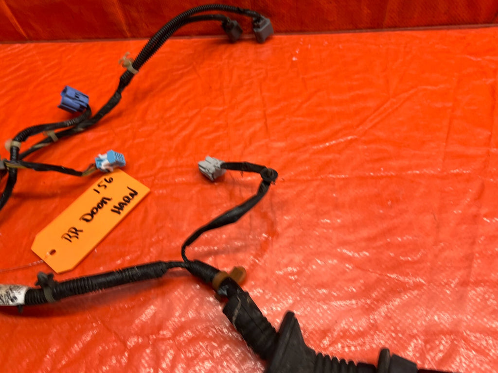 2005 05 ACURA TSX   DOOR WIRING HARNESS WIRE LOOM   PASSENGER RIGHT REAR OEM 1565