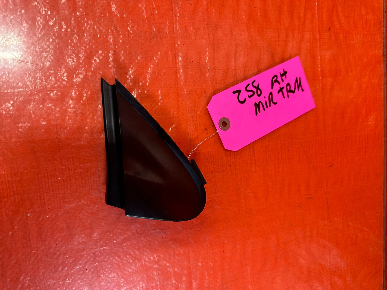 02 05 HONDA CIVIC SI EP3 HATCHBACK RIGHT EXTERIOR MIRROR TRIM COVER PLASTIC #2582