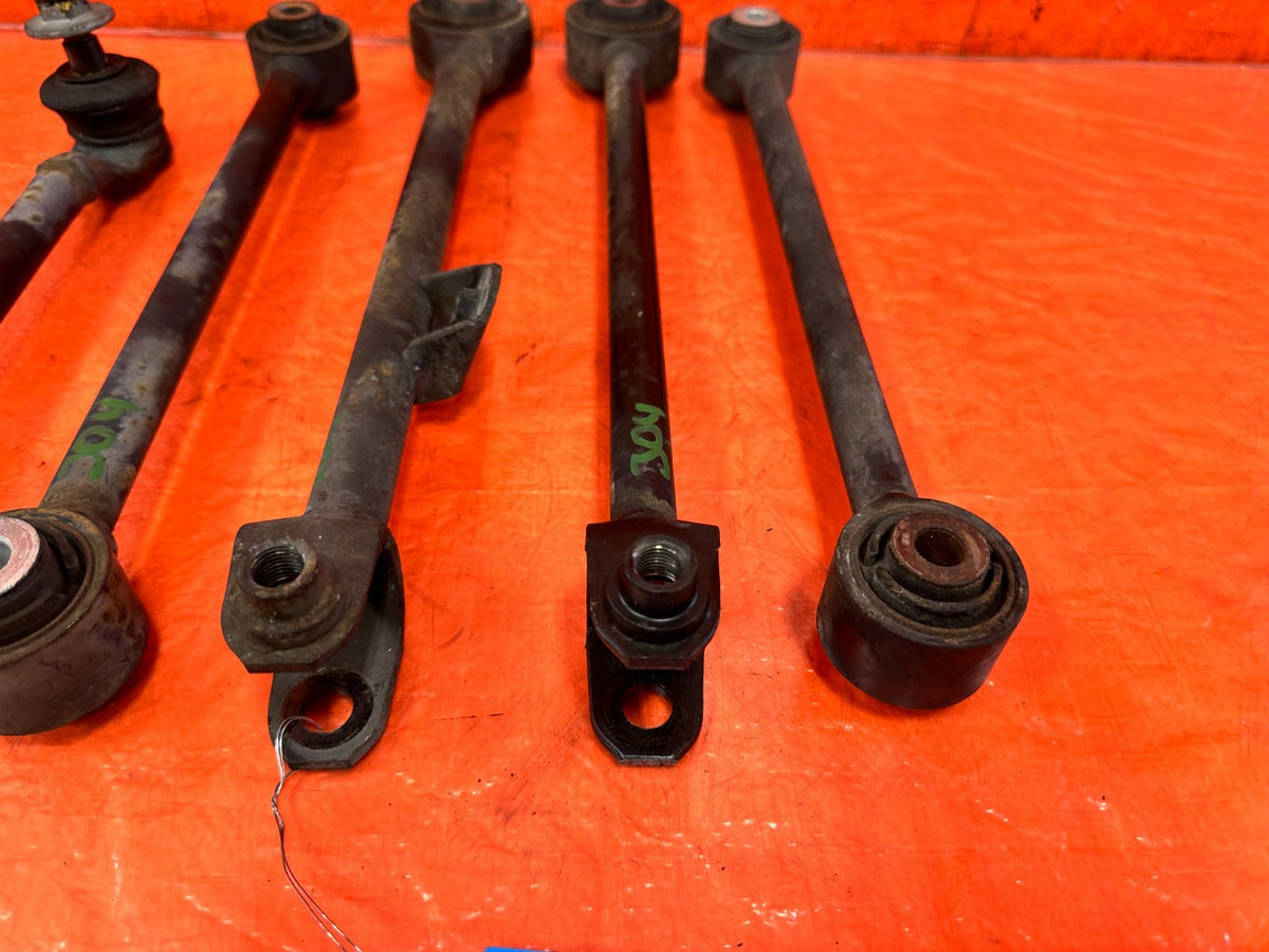 04-08 ACURA TSX PASSENGER RIGHT REAR LOWER CONTROL ARM SET OF 5 - ALL ARMS #3043