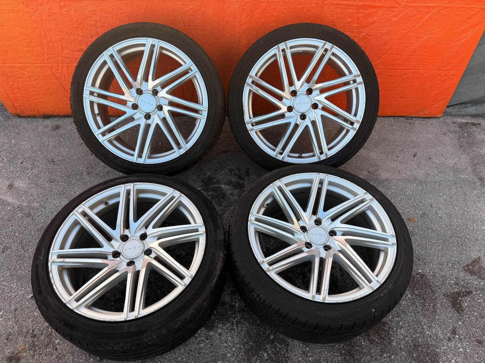 DRAG DR70 19 INCH WHEEL AND TIRE PACKAGE WHEELS   19x8 +32   19x9.5 +40  0