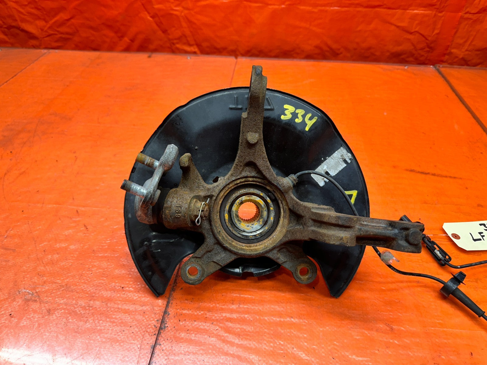 13 15 HONDA CIVIC SI 4D 2.4L LEFT DRIVER FRONT STEERING KNUCKLE SPINDLE OEM #3347