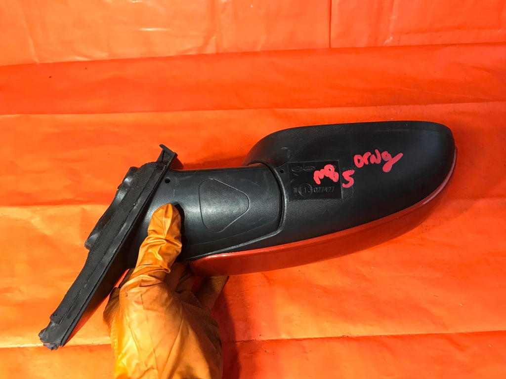 OEM 2010 10 HYUNDAI ACCENT PASSENGER RIGHT SIDE VIEW MIRROR   ORANGE E13 0274278