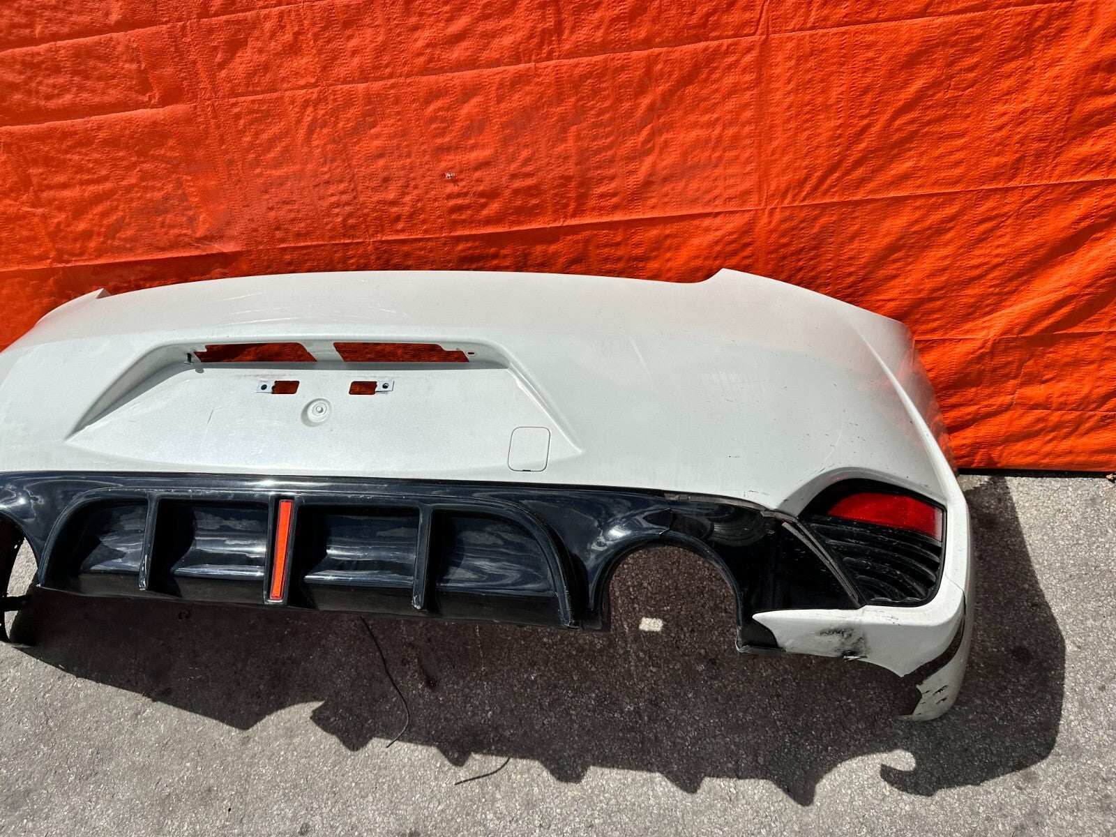 17 20 INFINITI Q60   REAR BUMPER COVER  W/ ALL INSERTS   U WILL LOOK AT PICS OEM13