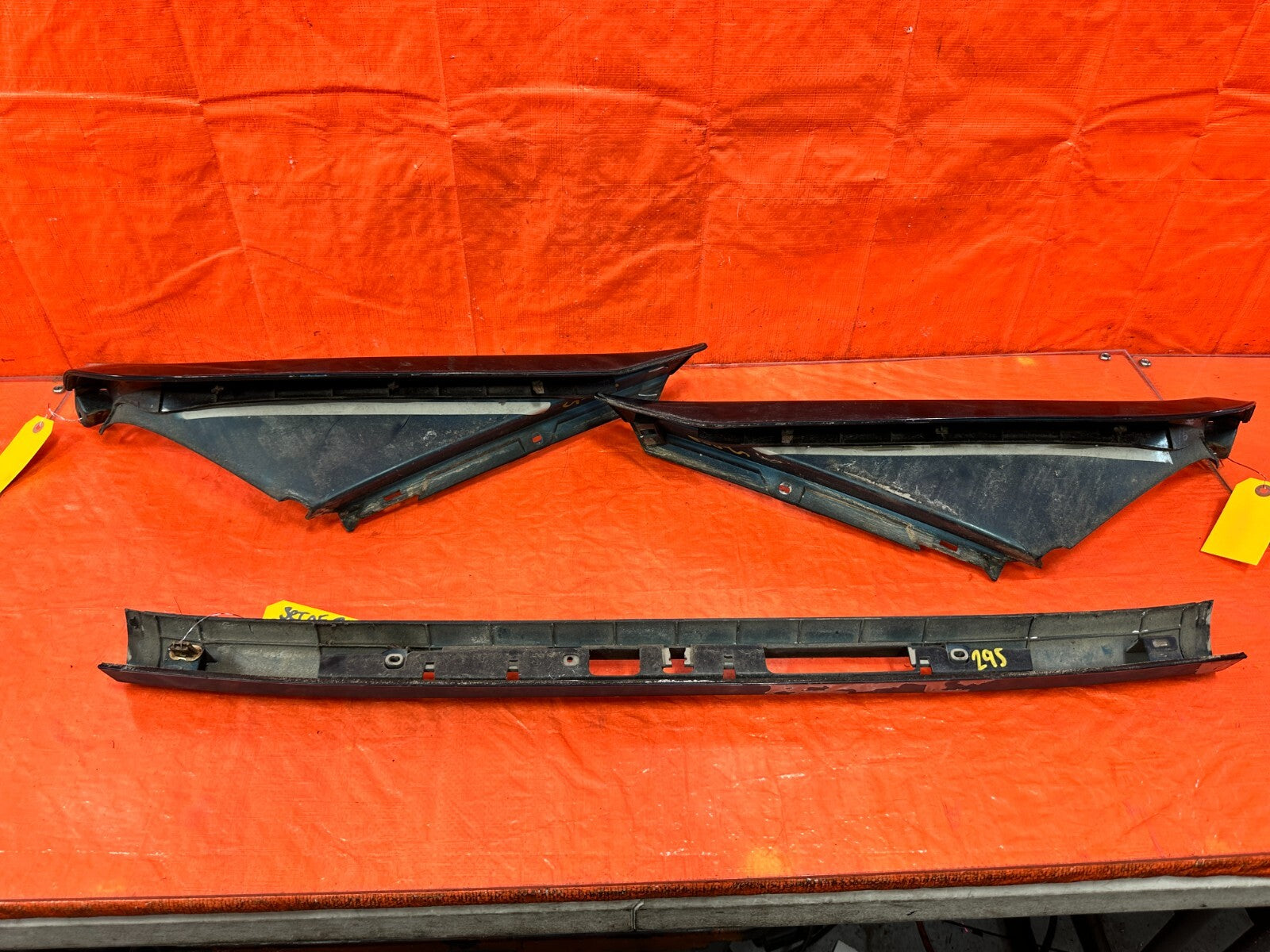 93 97 HONDA DEL SOL REAR TARGA TOP PILLAR MOLDING TRIM LEFT RIGHT CENTER OEM 29511