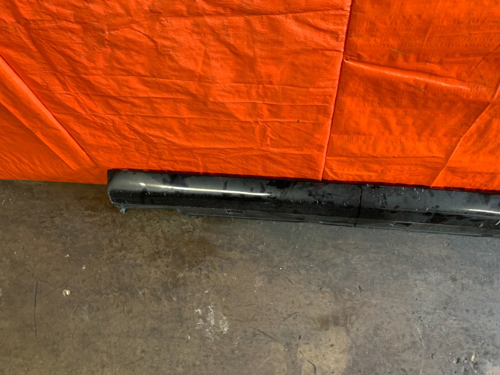 02 04 ACURA RSX TYPE S   SIDE SKIRT ROCKER PANEL   DRIVER LEFT   OEM   BLACK CLR4