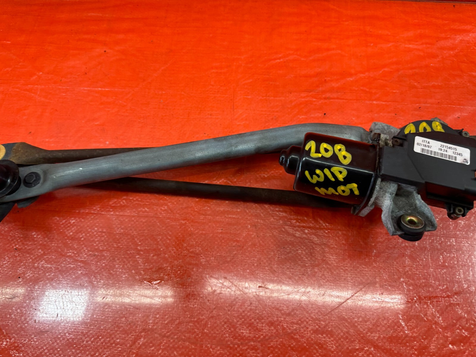 96 00 HONDA CIVIC   WINDSHIELD WIPER MOTOR AND WIPER LINKAGE COMBO   OEM #2086
