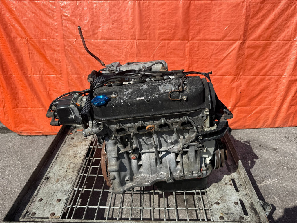 88 91 HONDA CIVIC SI   D16A6 D16A D16   ENGINE MOTOR LONG BLOCK   COMP TEST 1807