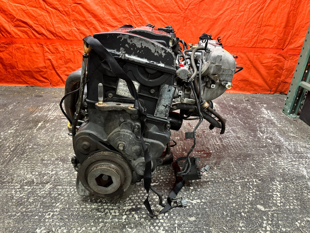 97 01 HONDA PRELUDE 2.2L H22A4 NON SH ENGINE MOTOR LONG BLOCK ASSEMBLY OEM #DNP213