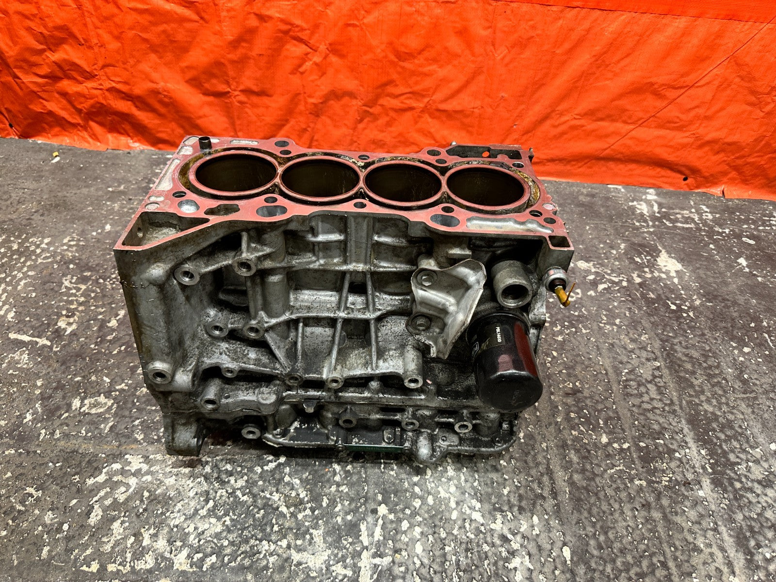 04-08 ACURA TSX 2.4L DOHC VTEC K24A2 BARE SHORT BLOCK ENGINE GIRDLE OEM #34210