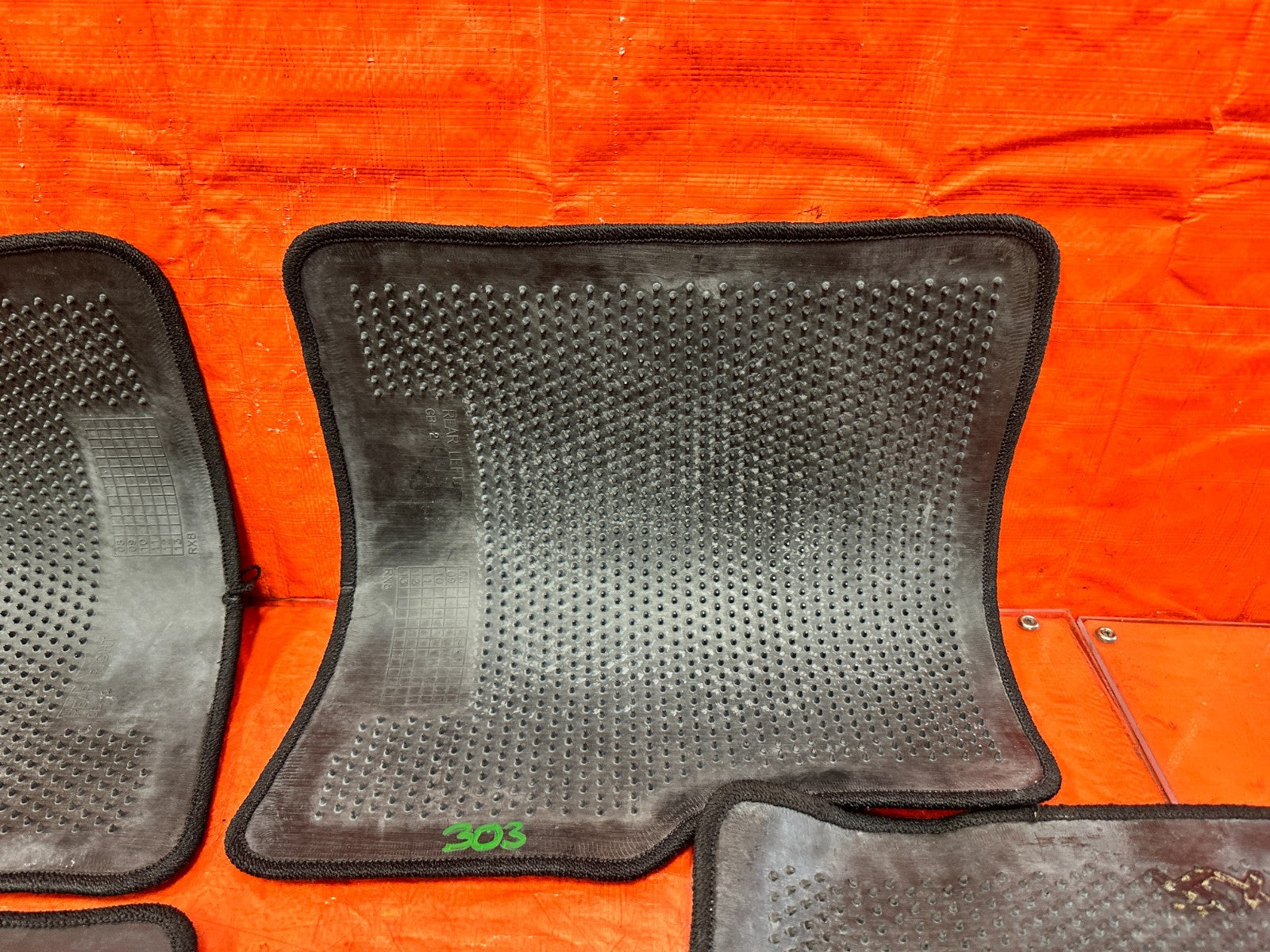 09 11 MAZDA RX8 RX 8   FLOOR MAT SET   LEFT RIGHT FRONT REAR   OEM FACOTRY 3034