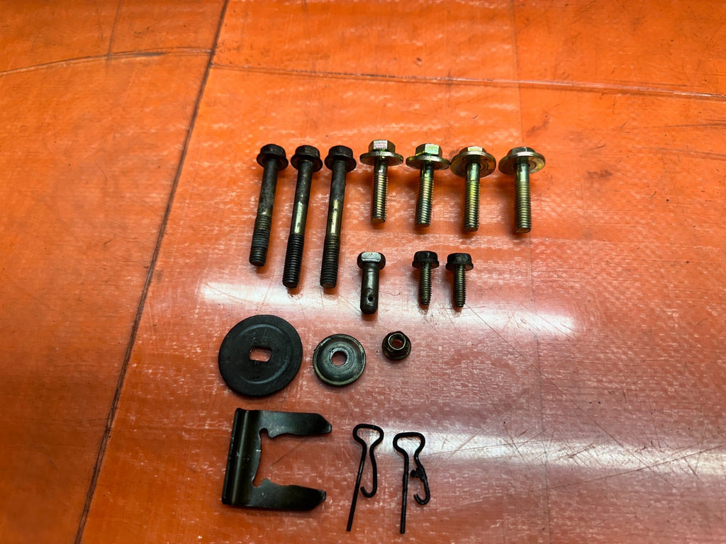 97 01 HONDA PRELUDE 2.2L MT MANUAL SHIFTER BOX CABLE BOLTS HARDWARE OEM #3365