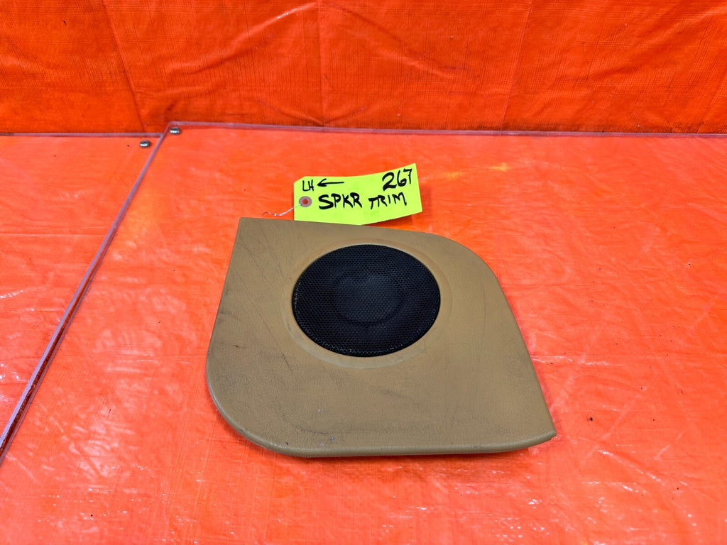 90 97 MAZDA MX 5 MIATA   DRIVER LEFT DOOR PANEL SPEAKER TRIM   OEM #2670