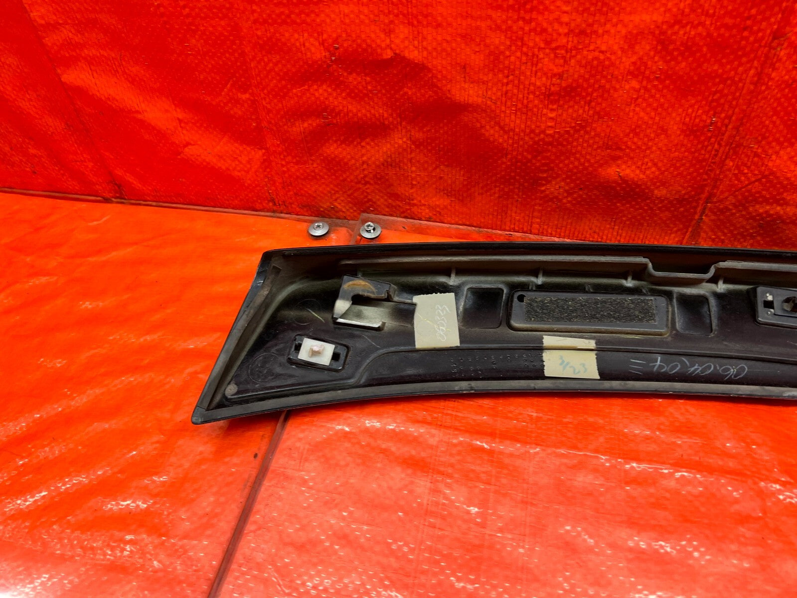 02 06 ACURA RSX   REAR WING SPOILER DECK LID TRIM   OEM #17214
