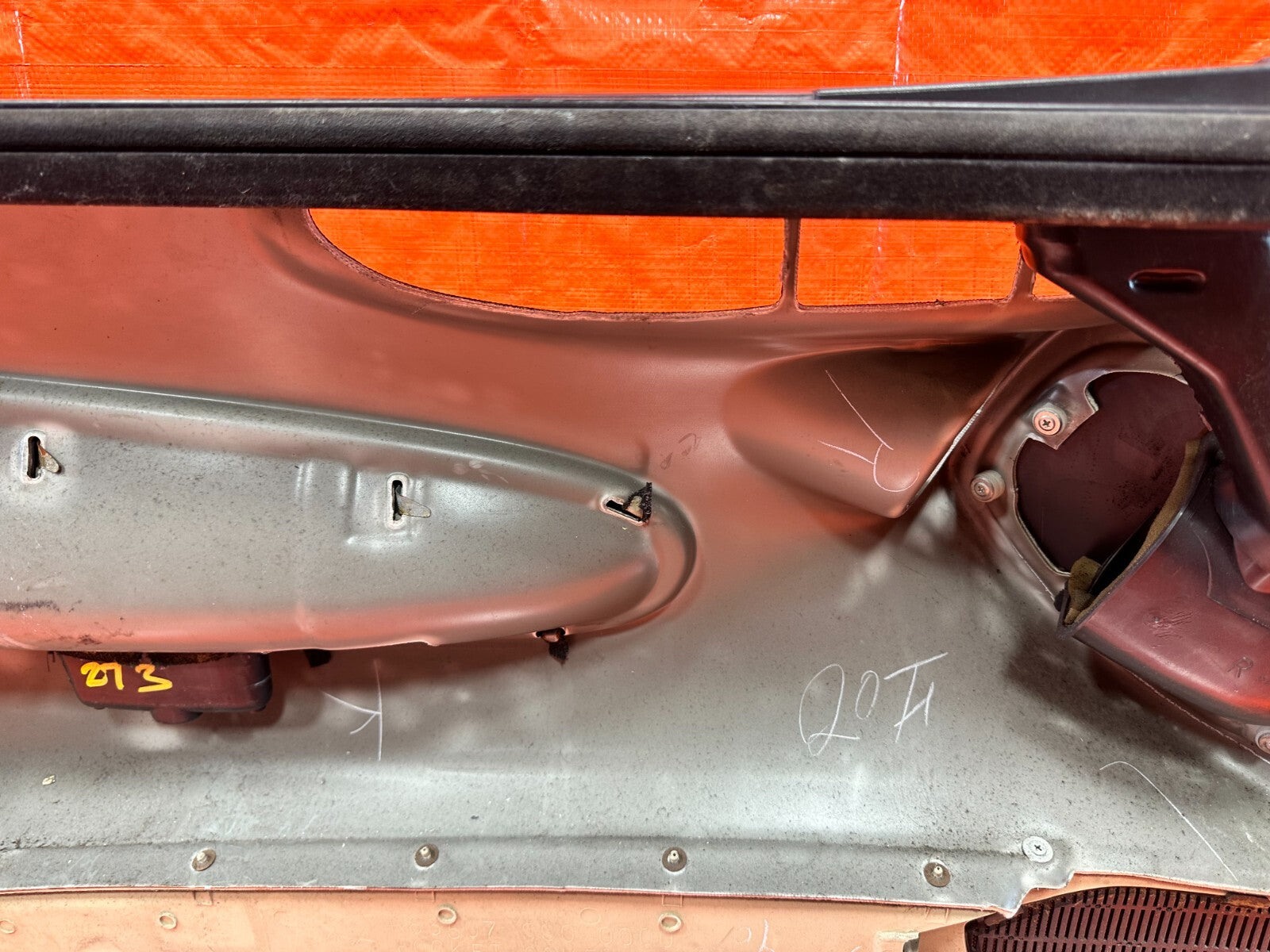 92 94 HONDA PRELUDE   PASSENGER RIGHT DOOR PANEL CARD INSERT OEM FACTORY #27320
