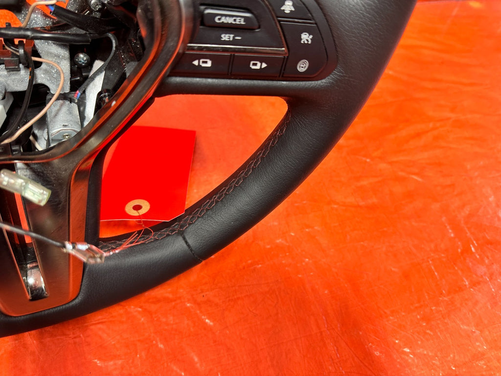 18 24 INFINITI Q50   RED STITCHING   PADDLE SHIFTER   RED SPORT STEERING WHEEL10
