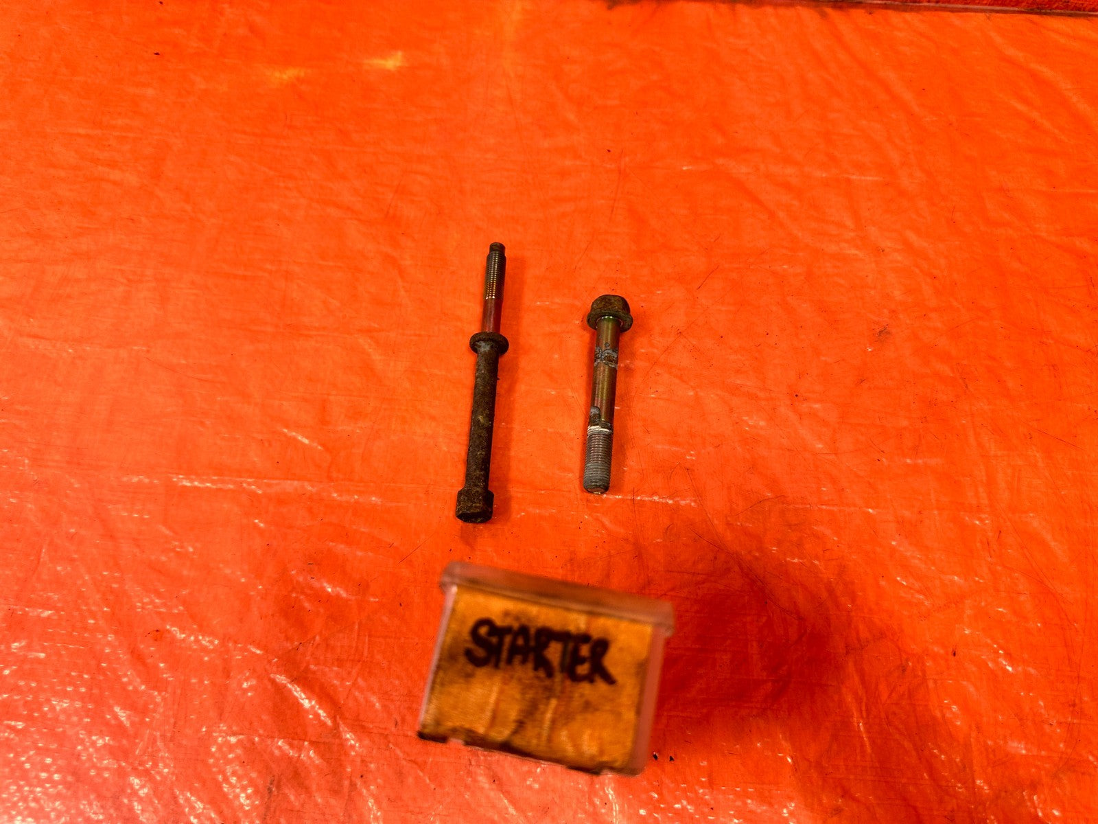 02 05 HONDA CIVIC SI EP3 HATCH K20A2 K20A3 K SERIES STARTER BOLTS   OEM 3080
