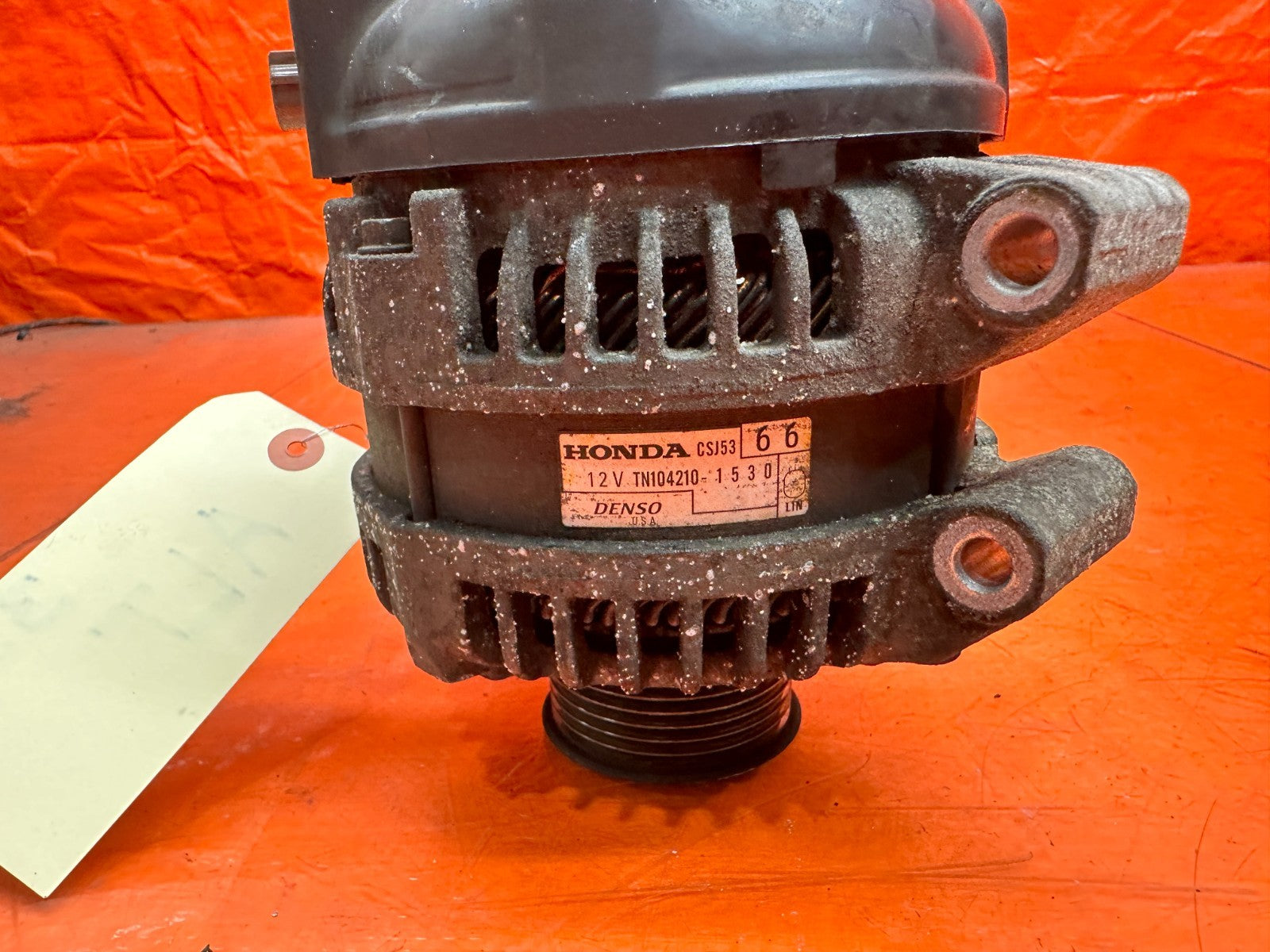 13 15 HONDA CIVIC SI 4D 2.4L K24Z7 ENGINE ALTERNATOR GENERATOR ASSEMBLY OEM #3347