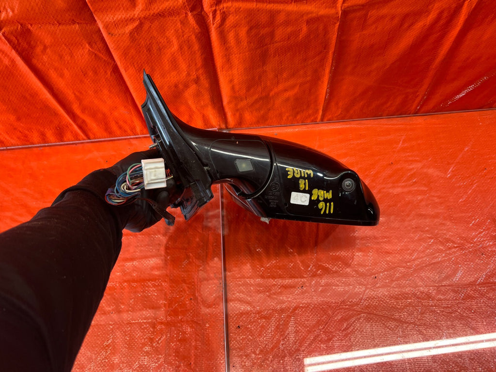 09 12 INFINITI FX50 FX35   DRIVER LEFT SIDE VIEW MIRROR W/ CAMERA BLACK OEM #1166