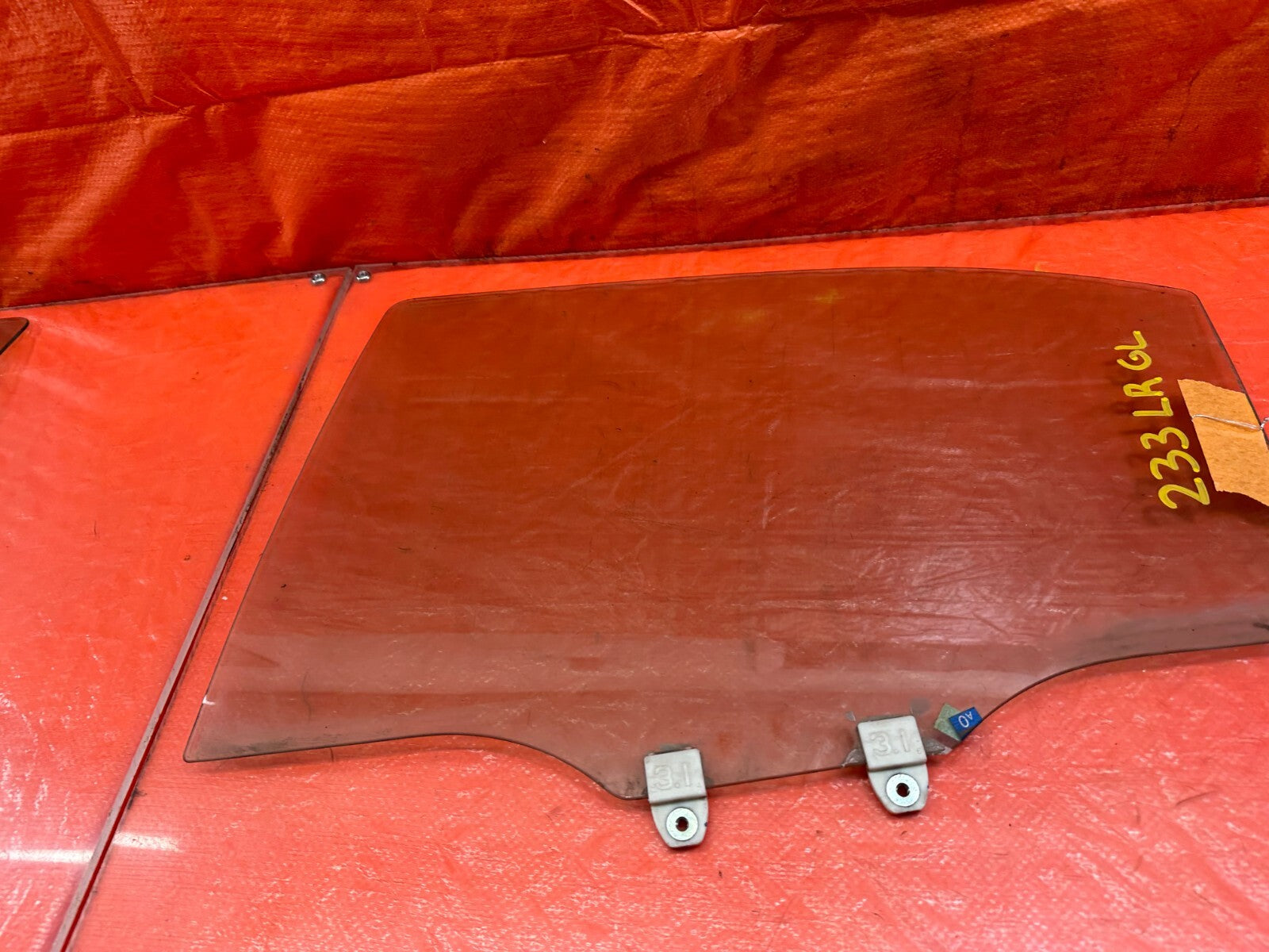 09 14 ACURA TSX   DOOR GLASS WINDOW   DRIVER LEFT REAR SIDE   OEM FACTORY #2334