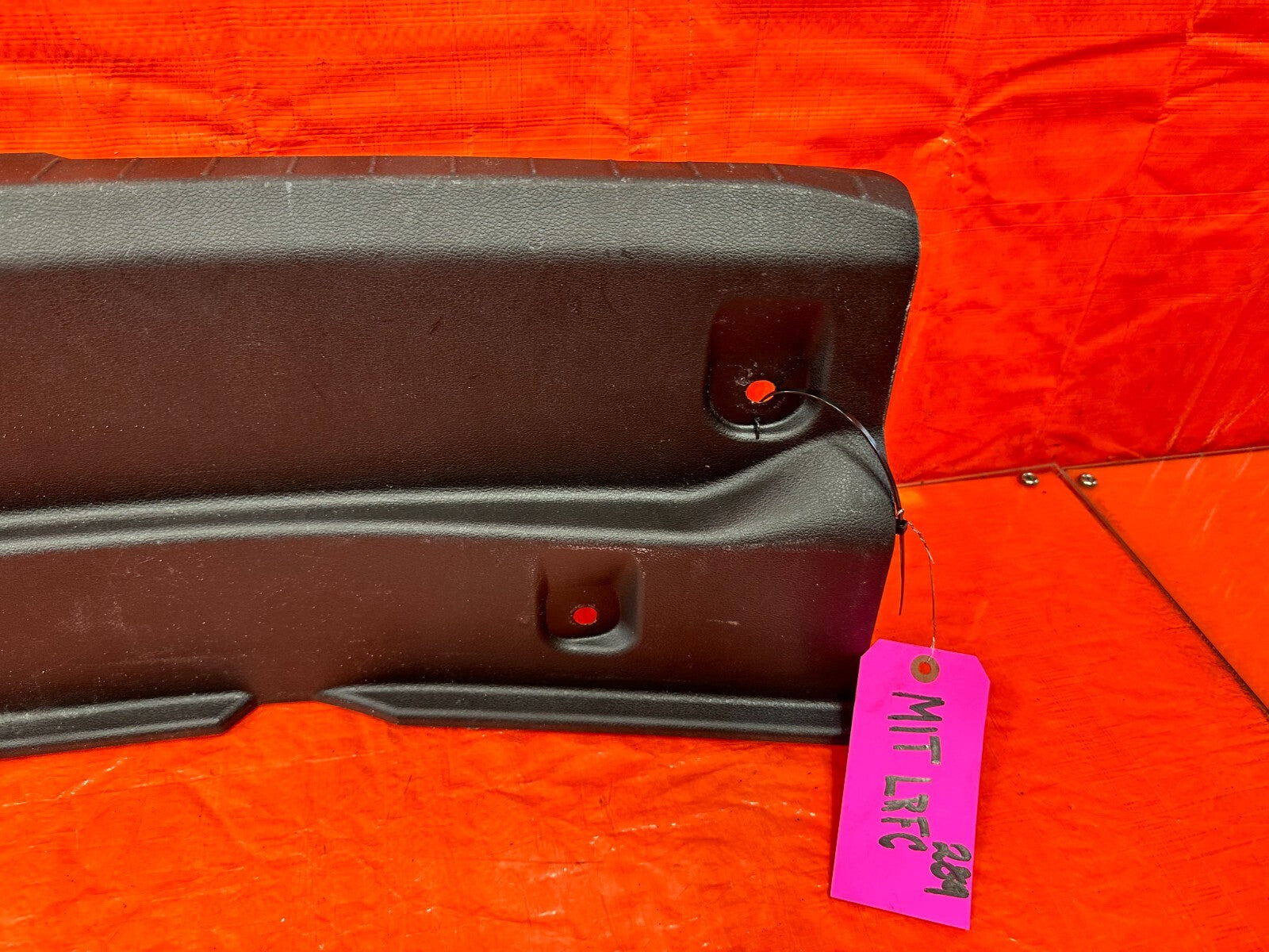 17 20 INFINITI Q60   TAIL GATE TRUNK LATCH STRIKER TRIM   OEM FACTORY OE #2896