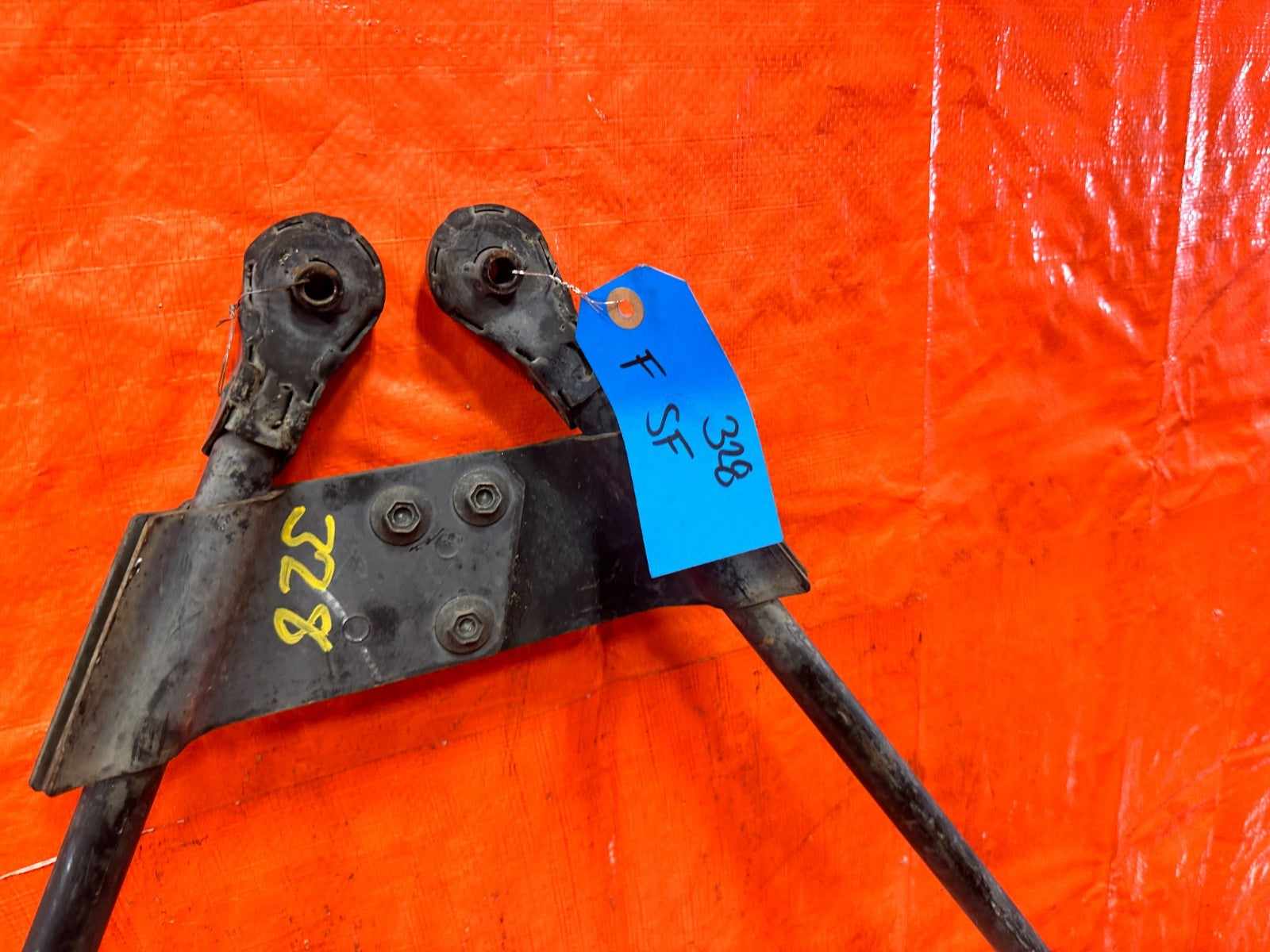 09 15 INFINITI G37 Q60 CONVERTIBLE REAR LOWER SUBFRAME SUSPENSION BRACE #3299