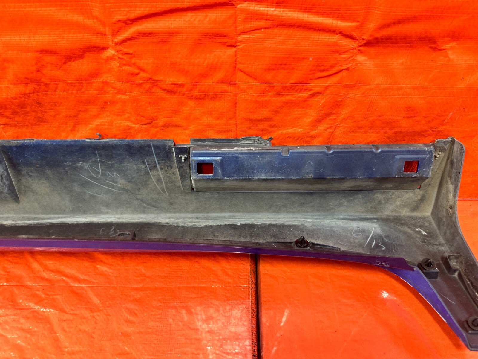 08 14 SUBARU IMPREZA WRX & STI WAGON   SIDE SKIRT ROCKER MOLDING TRIM LEFT SIDE12