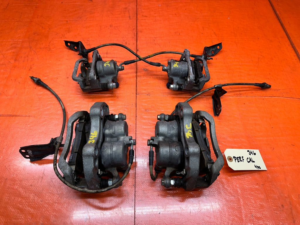 03-08 NISSAN 350Z FRONT REAR LEFT RIGHT BRAKE CALIPERS SET OF 4 OEM #3460