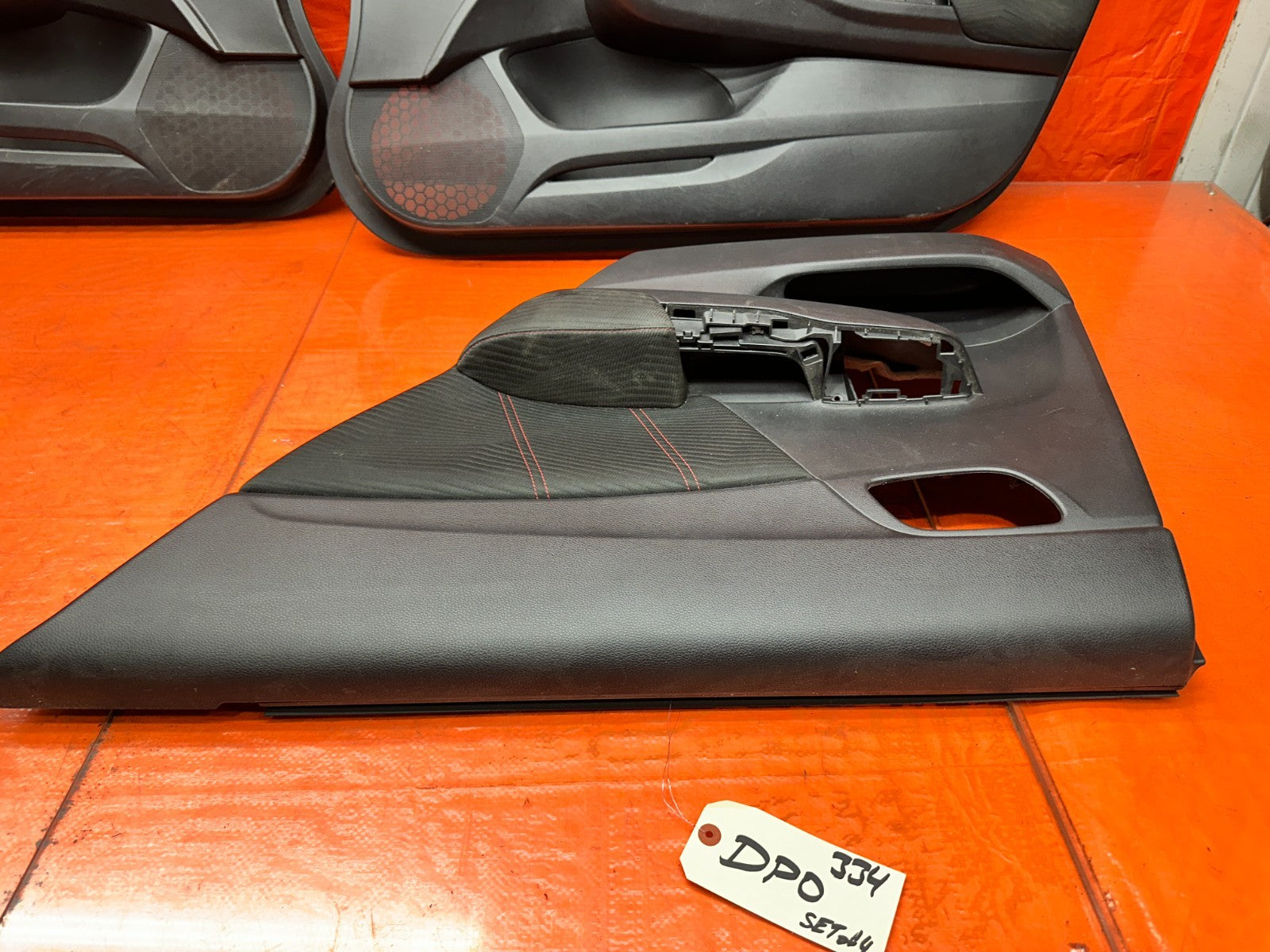 13 15 HONDA CIVIC SI 4D INTERIOR FRONT REAR LEFT RIGHT DOOR PANEL SET OEM DNP23
