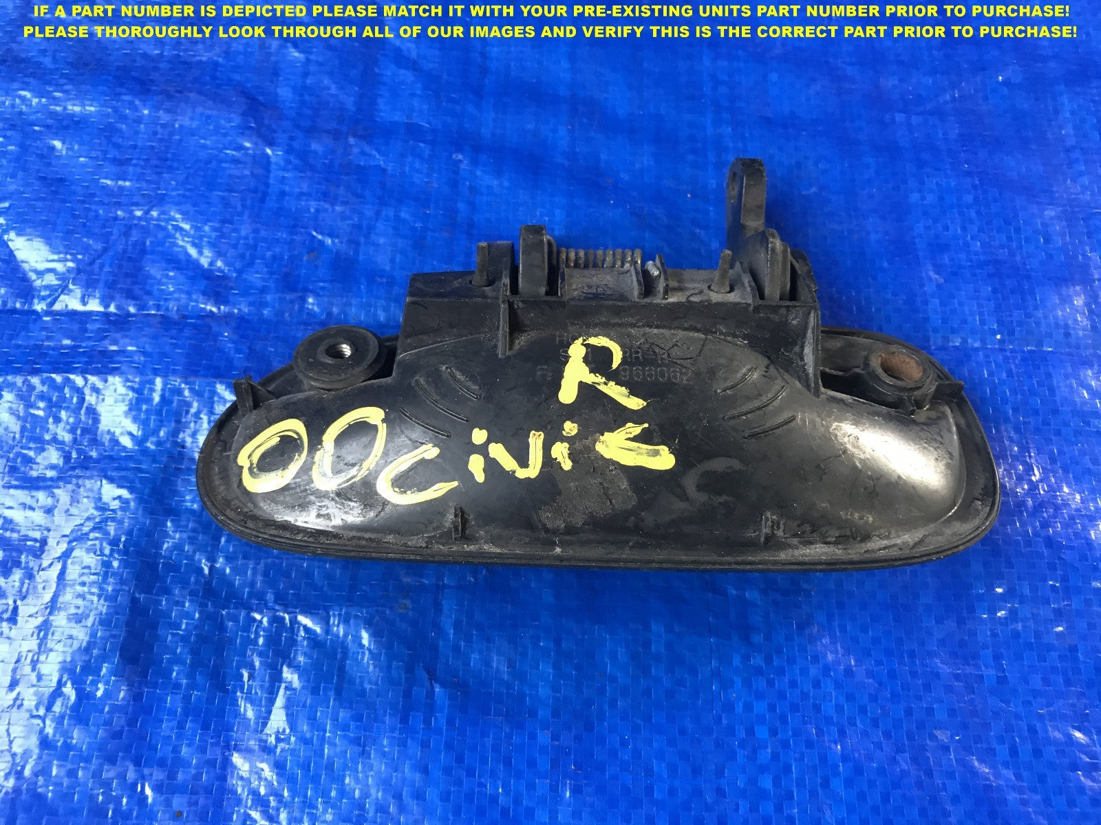 OEM 1996 1997 1998 HONDA CIVIC 4D PASSENGER RIGHT REAR EXTERIOR DOOR HANDLE1