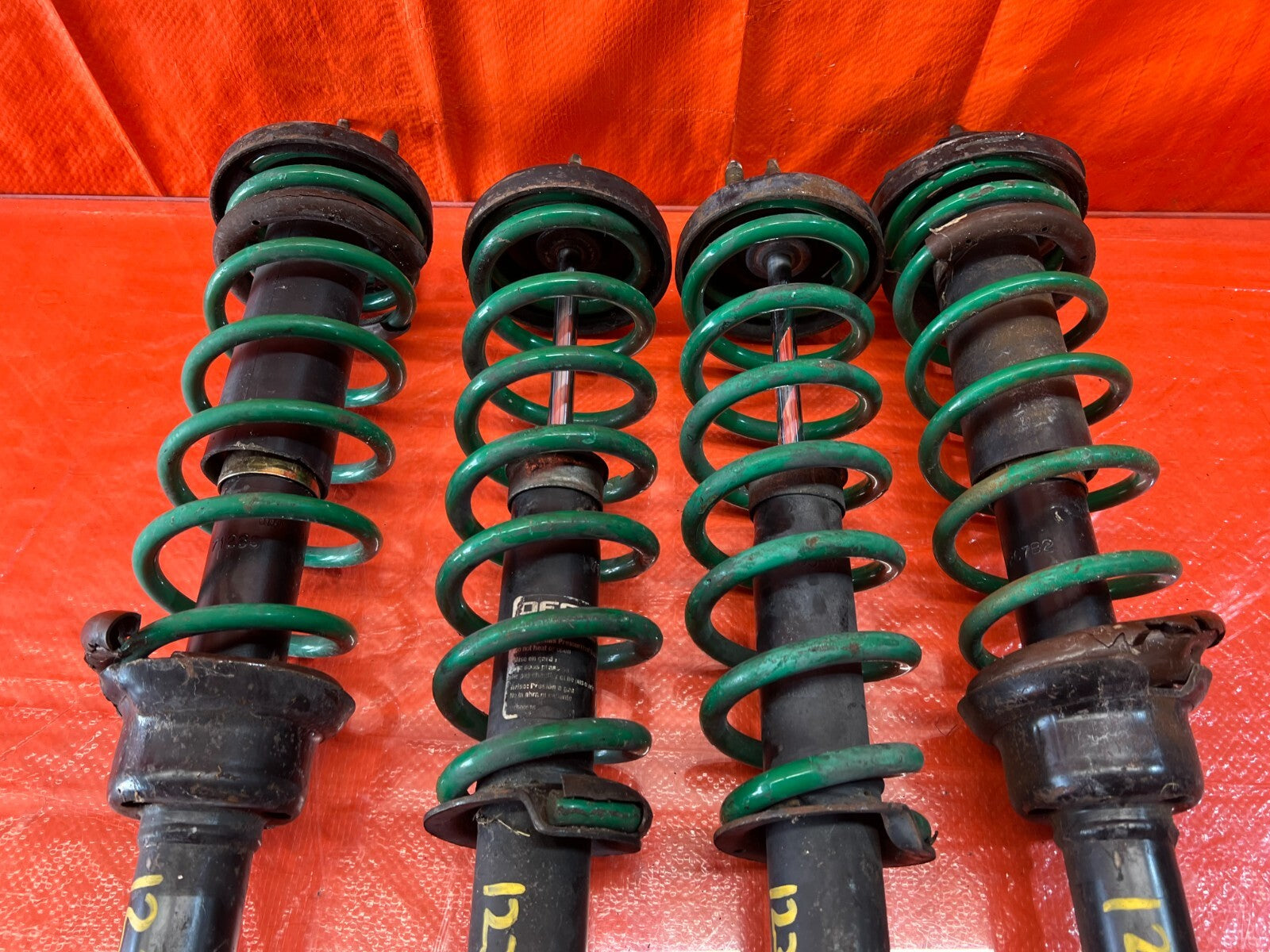 94 01 ACURA INTEGRA   FACTORY OEM SHOCKS W/ TEIN LOWERING SPRINGS   #1235