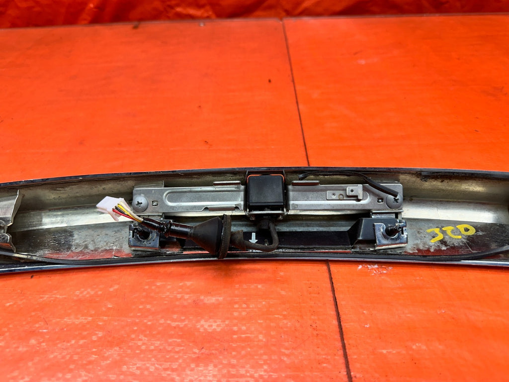 08 15 INFINITI G37 COUPE 2D TRUNK TRIM CHROME W/ BACK UP CAMERA OEM FACTORY13