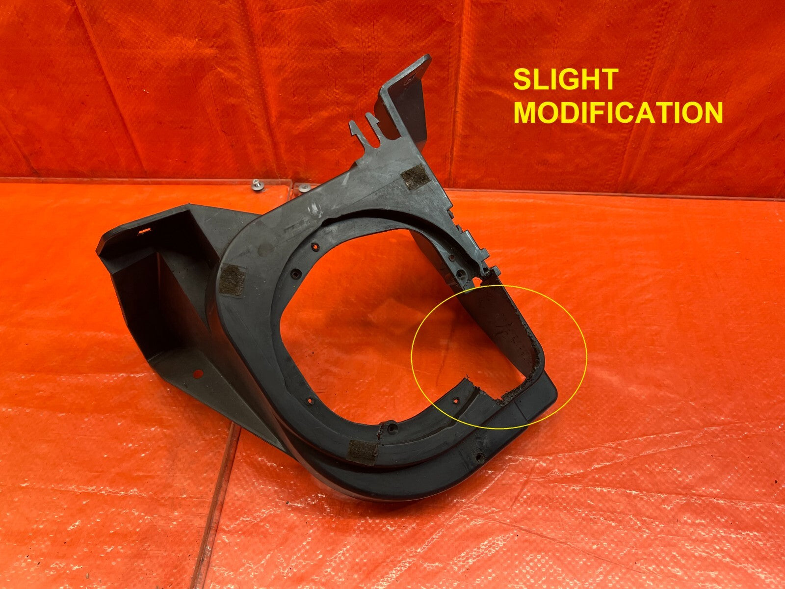 90 93 ACURA INTEGRA 2D RS   DRIVER LEFT SPEAKER SHELF BRACKET   OEM #1540