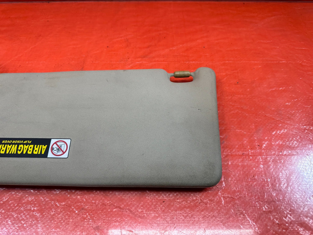 04 05 ACURA TSX   SUN VISOR   PASSENGER RIGHT SIDE   TAN COLOR   OEM #1965