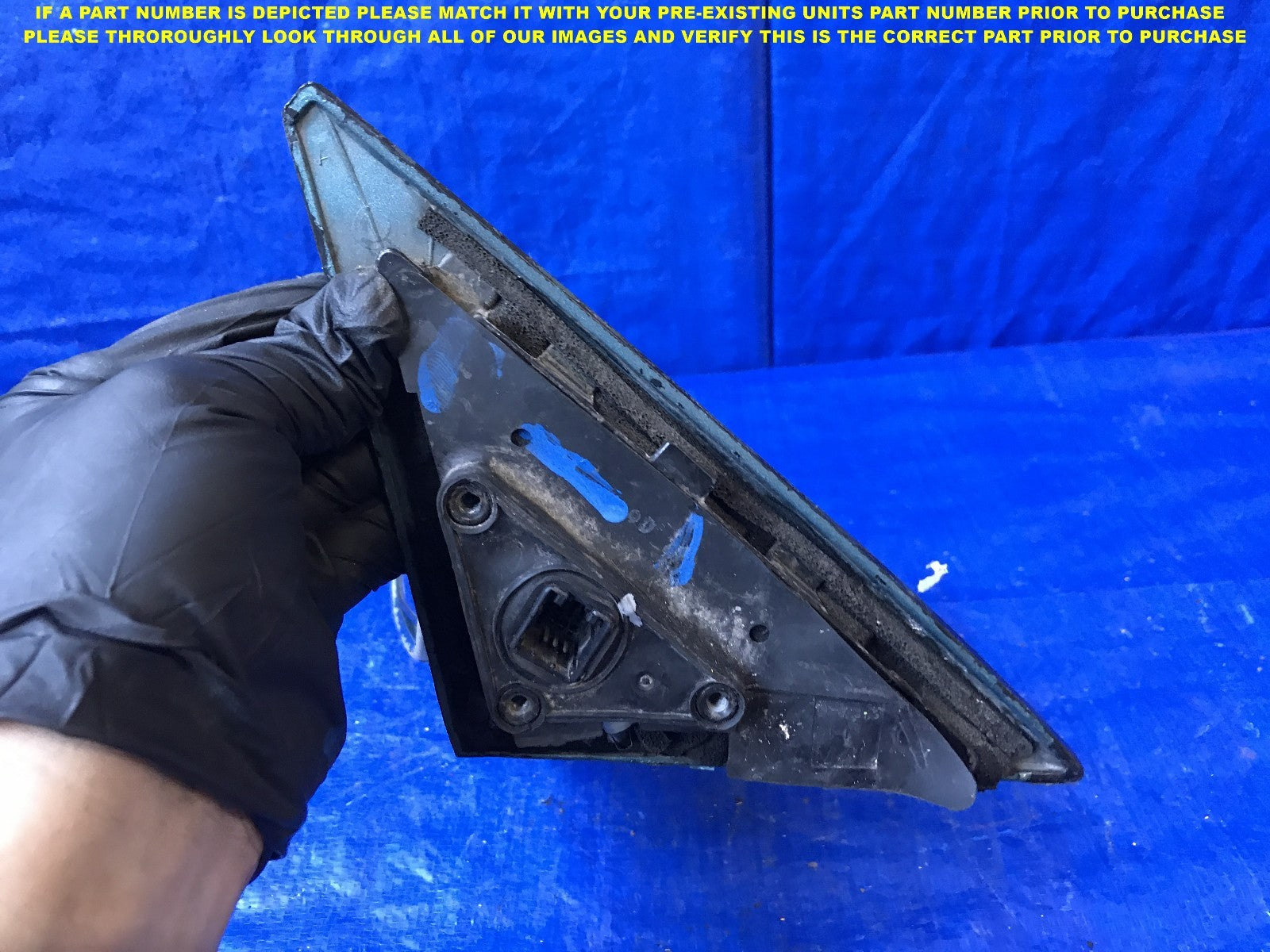 OEM 1990 1991 1992 1993 HONDA ACCORD DRIVER LEFT SIDE VIEW MIRROR       BIN 11 3