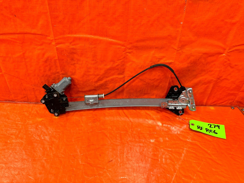 09 14 ACURA TSX   PASSENGER RIGHT FRONT   WINDOW REGULATOR W/ MOTOR   OEM #2794