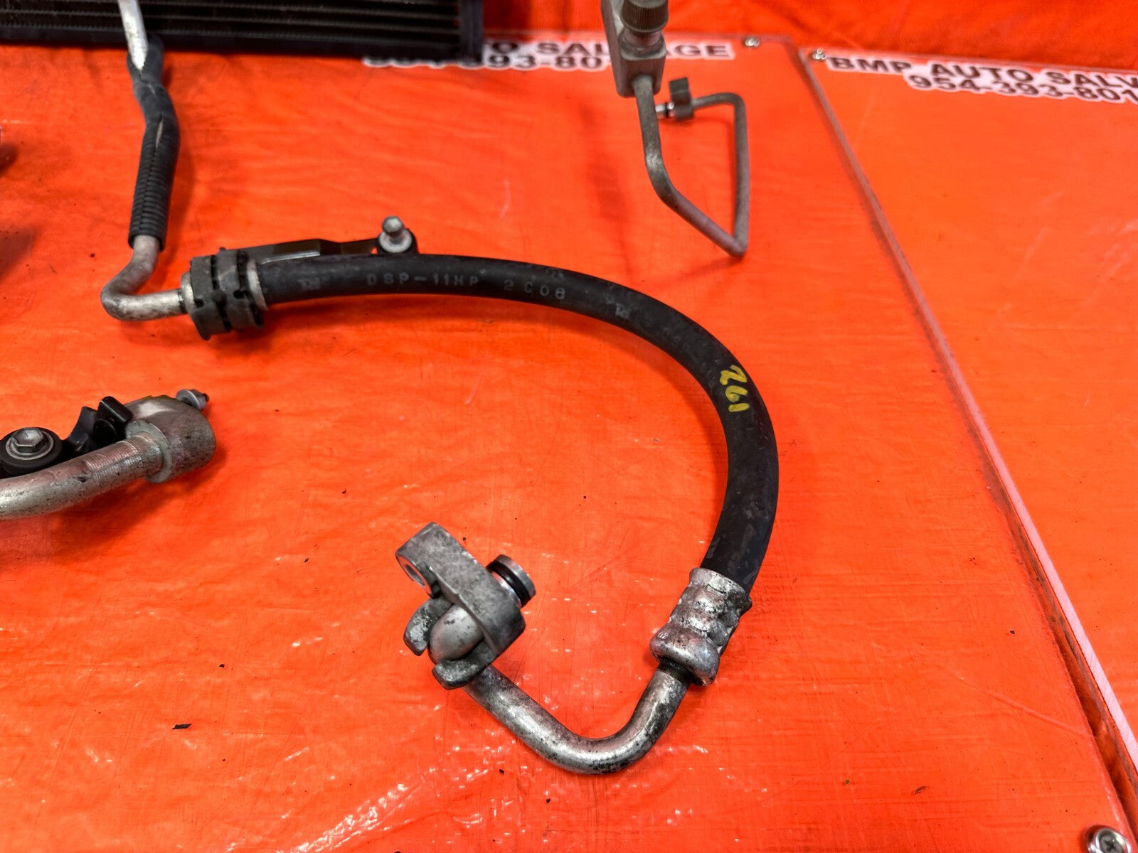 2002 02 LEXUS SC430   AC LINE SET LINES PIPES HOSES W/ CONDENSER OEM FACTORY 2614