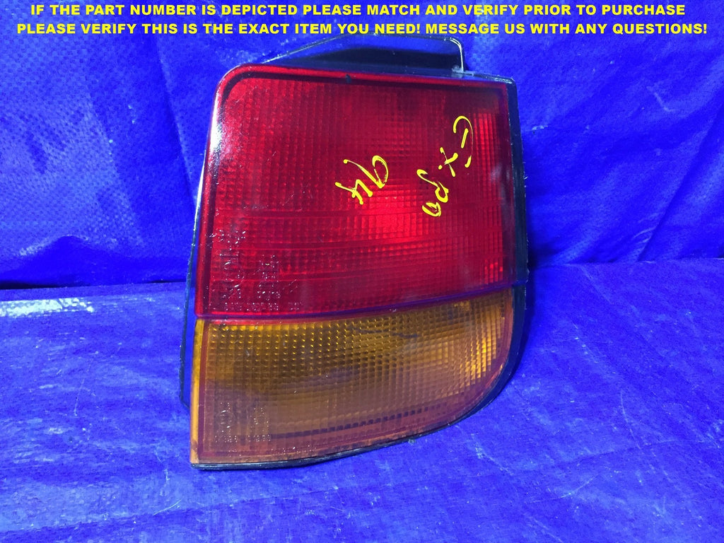 1992 1993 1994 1996 Summit Colt Vista Expo SW Right Pass Genuine OEM tail light 0