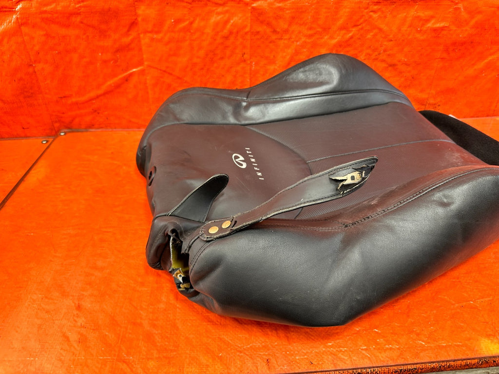 INFINITI G37 CONVERTIBLE PASSENGER RIGHT FRONT UPPER SEAT SKIN WRAP OEM 3101