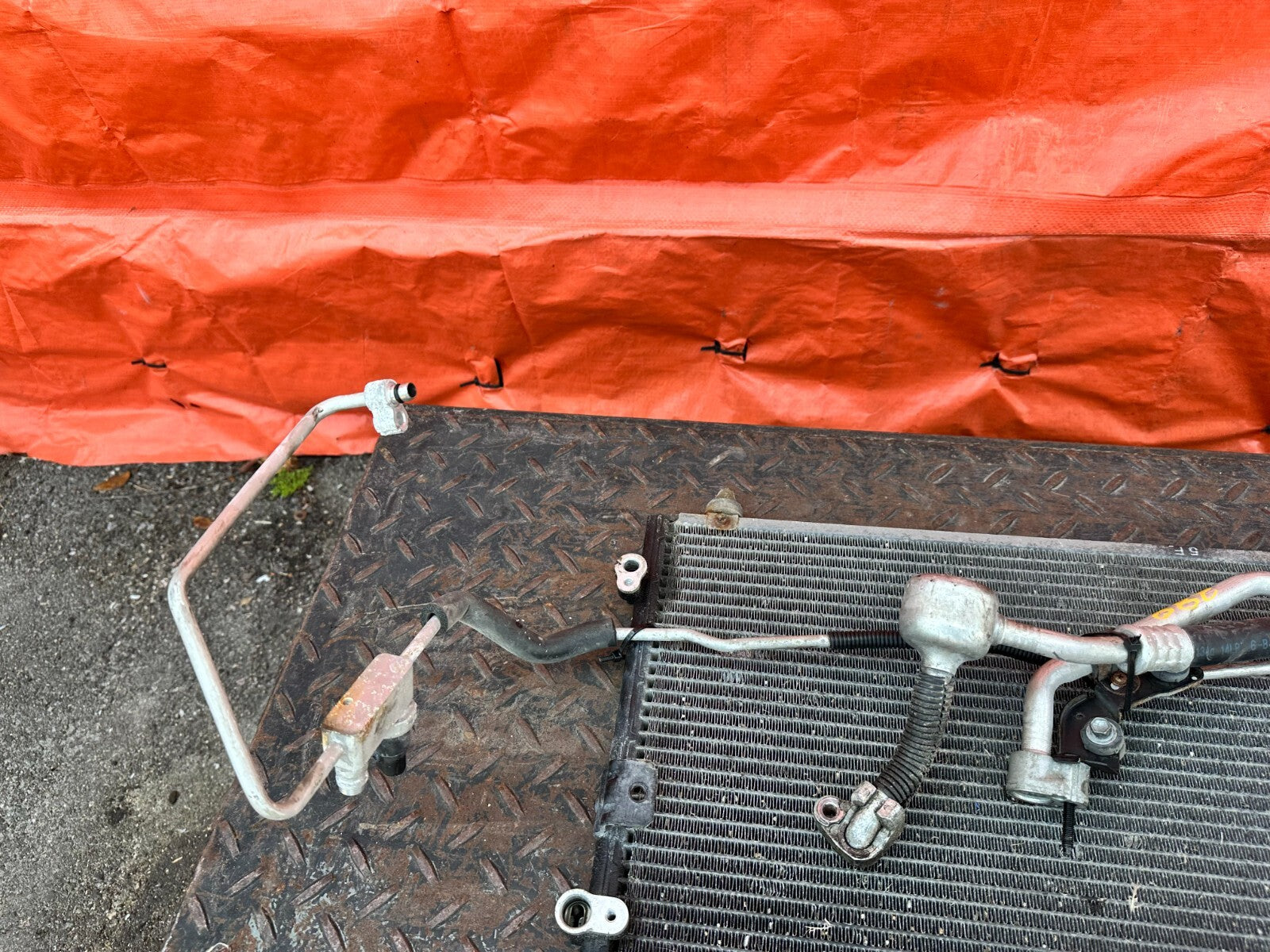 2002 02 LEXUS SC430   AC LINE SET LINES PIPES HOSES W/ CONDENSER OEM FACTORY 28811